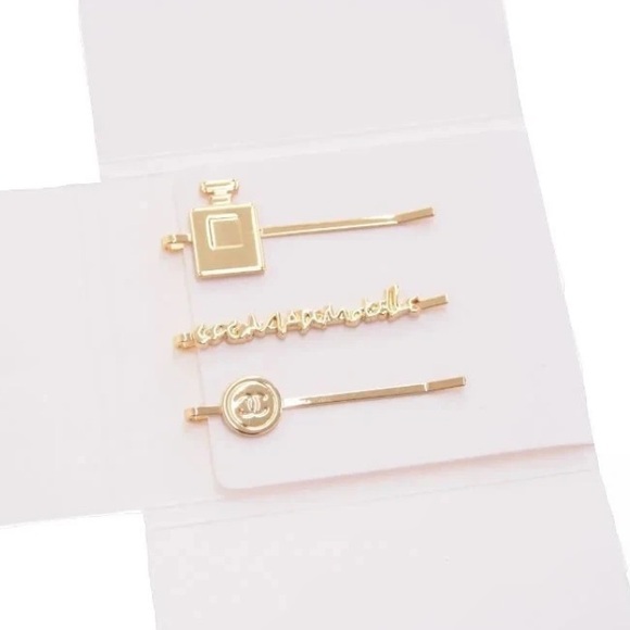 CHANEL COCO Hairpin / Hair Accessory Coco Mademoiselle Limited Edition Gold NIP - Picture 10 of 12